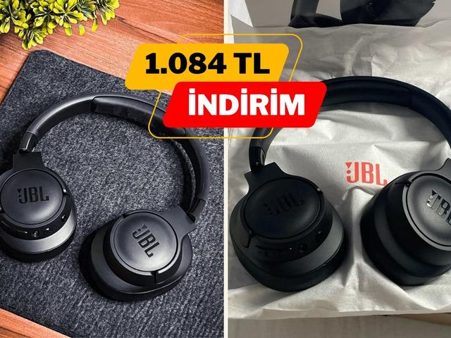 Y&uuml;ksek ses kalitesi, dev pil &ouml;mr&uuml; şimdi indirimde: JBL Tune 780BT NC