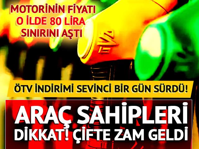 &Ouml;TV indirimi sonrası motorin ve benzine zam geldi!