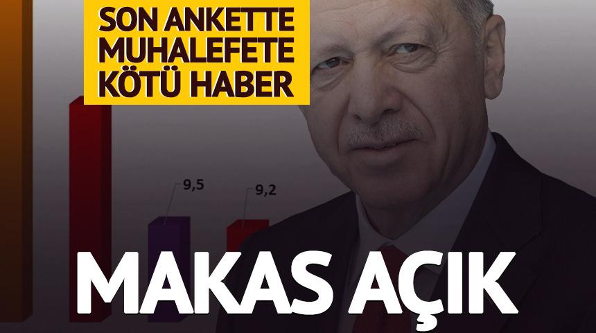 Son ankette muhalefete k&ouml;t&uuml; haber