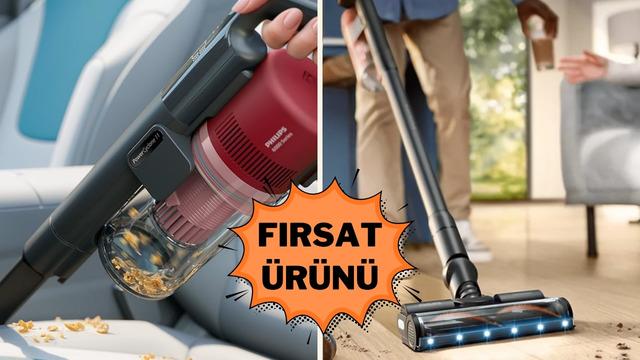 Zahmetsiz ev temizliği: Philips Dikey Süpürgeyi fırsatını keşfedin