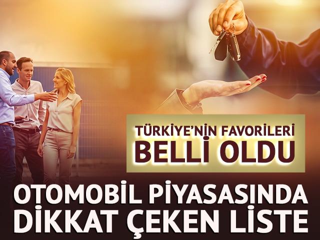 T&uuml;rkiye otomobilde tercihini yaptı! İşte en &ccedil;ok ilgi g&ouml;renler