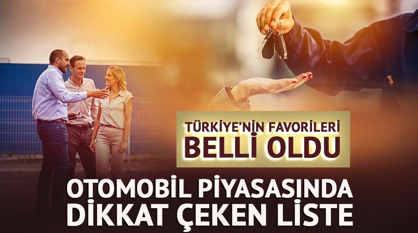 T&uuml;rkiye otomobilde tercihini yaptı! İşte en &ccedil;ok ilgi g&ouml;renler