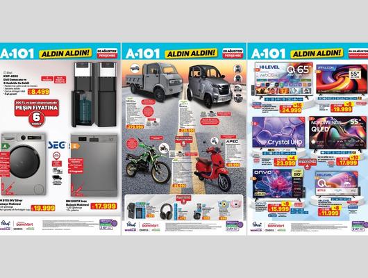 A101'e elektrikli ara&ccedil; geliyor! 20 Ağustos 2026 A101 kataloğu 