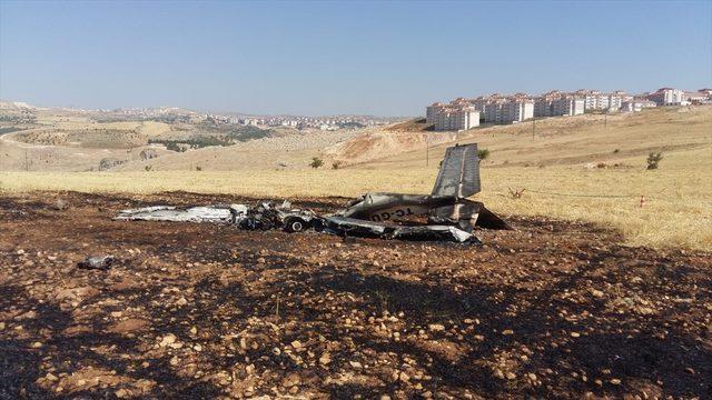 Gaziantep Üniversitesine ait eğitim uçağı Adıyaman'da düştü
