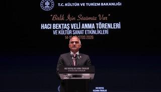 Bakan Ersoy: "İnsanlığa gereken re&ccedil;ete a&ccedil;ık: Bir olalım, iri olalım, diri olalım"
