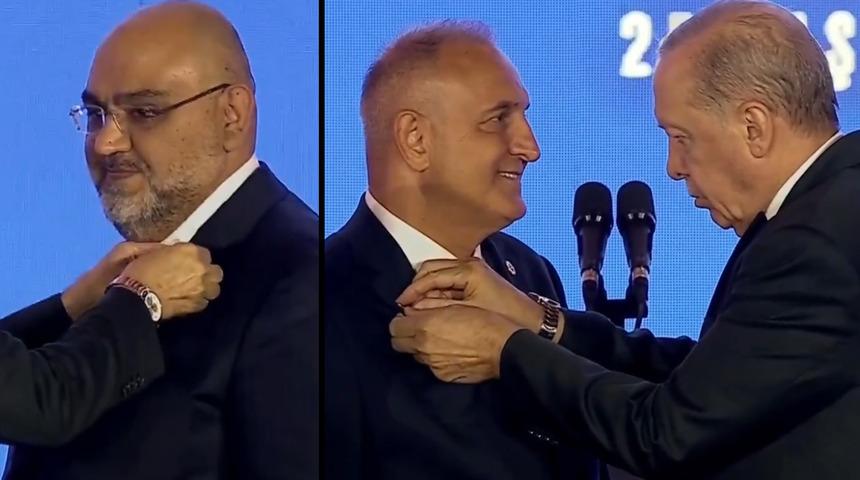 Rozetlerini Cumhurbaşkanı Erdoğan taktı: 3 milletvekili daha AK Parti'ye daha katıldı!