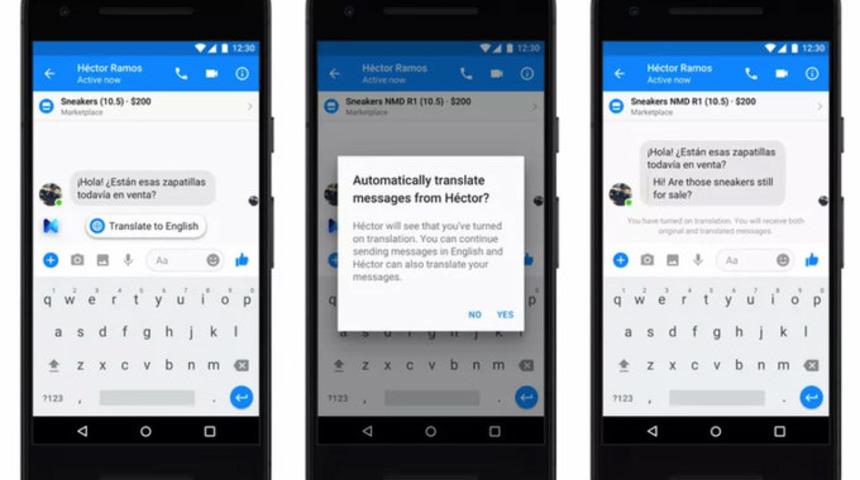 Messenger da çeviri furyasından nasibi alıyor