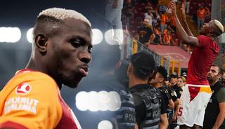 Osimhen'den beklenmedik hareket! Ma&ccedil; sonu trib&uuml;nlere koştu