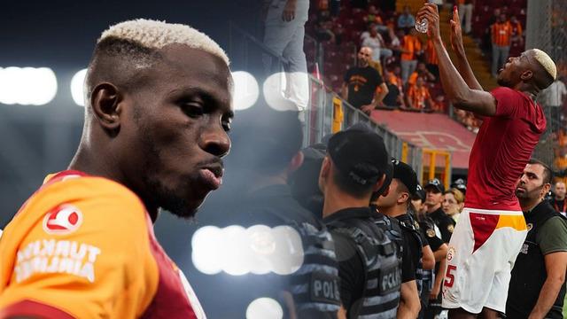 Osimhen'den beklenmedik hareket! Maç sonu tribünlere koştu