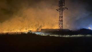 Çanakkale’de otluk alanda çıkan yangın söndürüldü