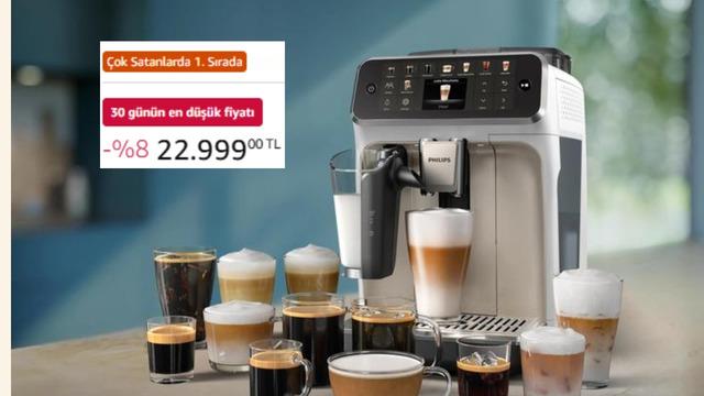 Evinizdeki barista: Philips LatteGo kahve makinesi indirimini kaçırmayın