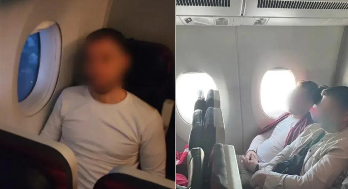 Son çare Uçakta bomba var diye bağırmış! Türkiye ye getirildi 2