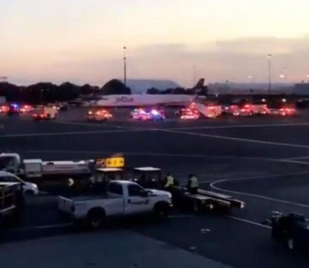 Yolcu u&ccedil;ağında dehşet! 