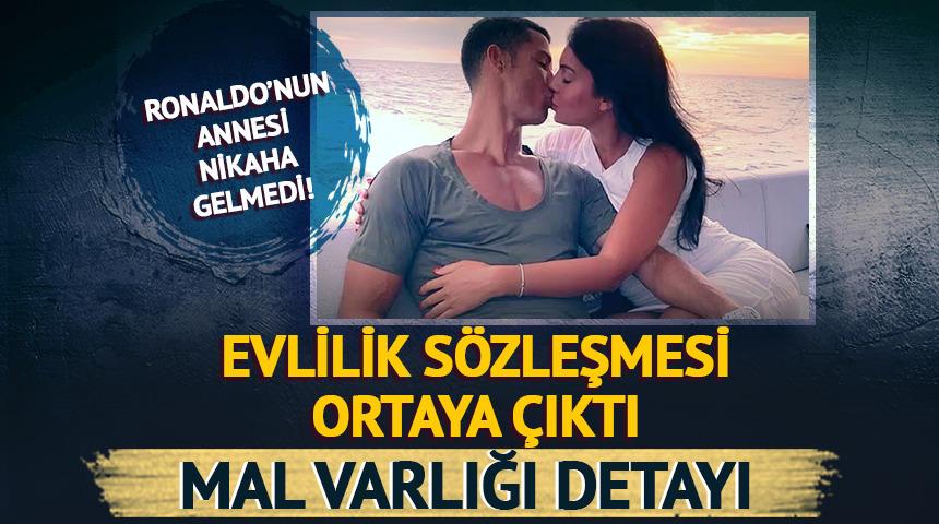Ronaldo evlilik s&ouml;zleşmesi yaptı! Mal varlığı detayı