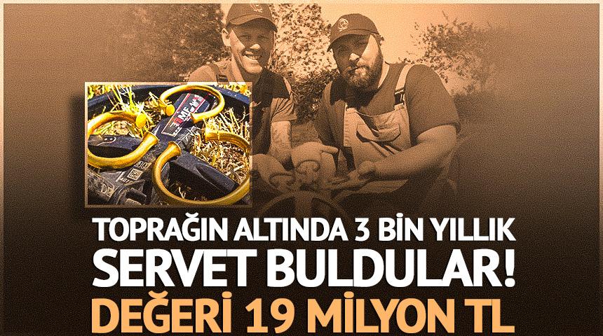 Toprağın altında 3 bin yıllık servet! Değeri 19 milyon TL