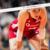 Voleybol gala gecesinde! Kırmızı elbisesiyle beğeni topladı