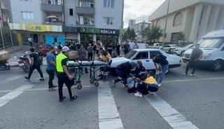 Bilecik&rsquo;te motosikletin &ccedil;arptığı yaya yaralandı