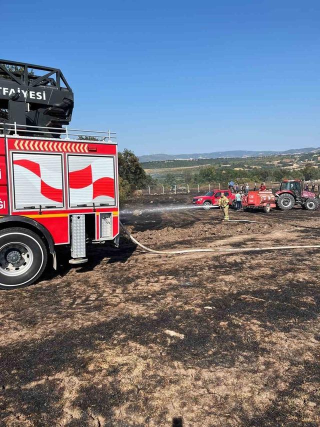 G&ouml;nen&rsquo;de kırsal alanda &ccedil;ıkan yangın s&ouml;nd&uuml;r&uuml;ld&uuml; 1
