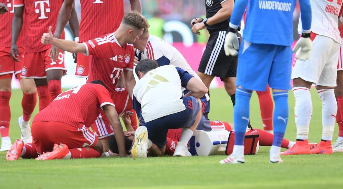 Bayern Münih te Jamal Musiala dan korkutan görüntü! 3