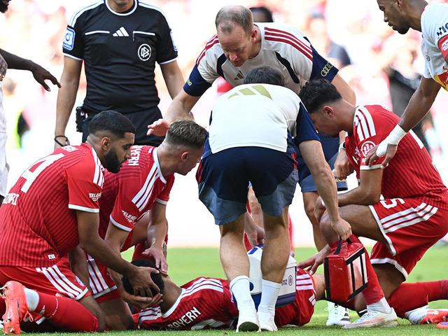 Bayern M&uuml;nih'te Jamal Musiala'dan korkutan g&ouml;r&uuml;nt&uuml;! 