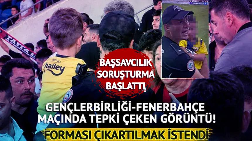 Gen&ccedil;lerbirliği-Fenerbah&ccedil;e ma&ccedil;ında tepki &ccedil;eken g&ouml;r&uuml;nt&uuml;! 