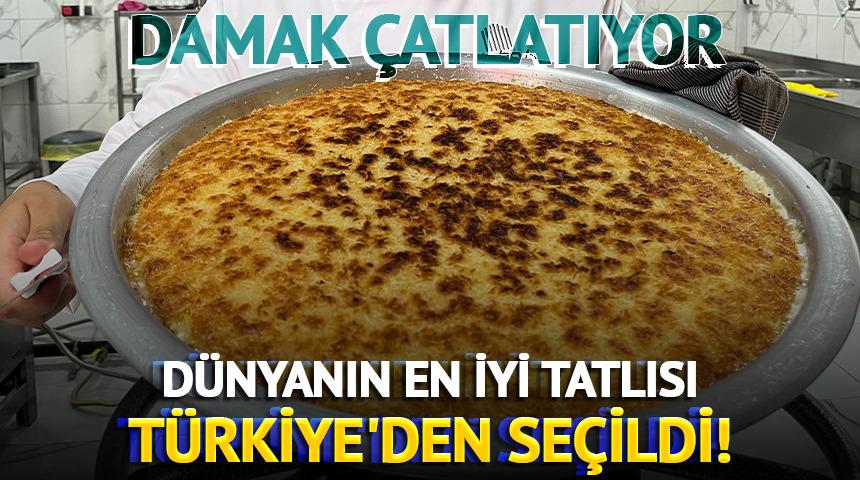 Damak &ccedil;atlatıyor: D&uuml;nyanın en iyi tatlısı T&uuml;rkiye'den se&ccedil;ildi!