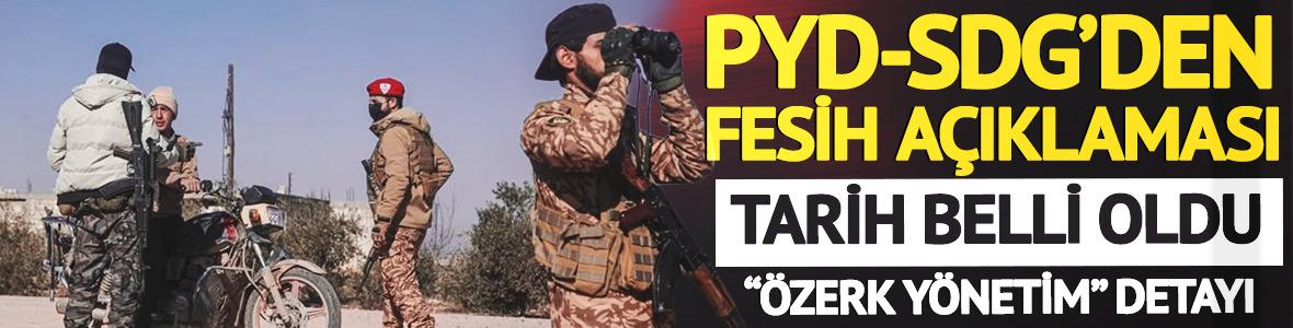 PYD-SDG'den fesih a&ccedil;ıklaması