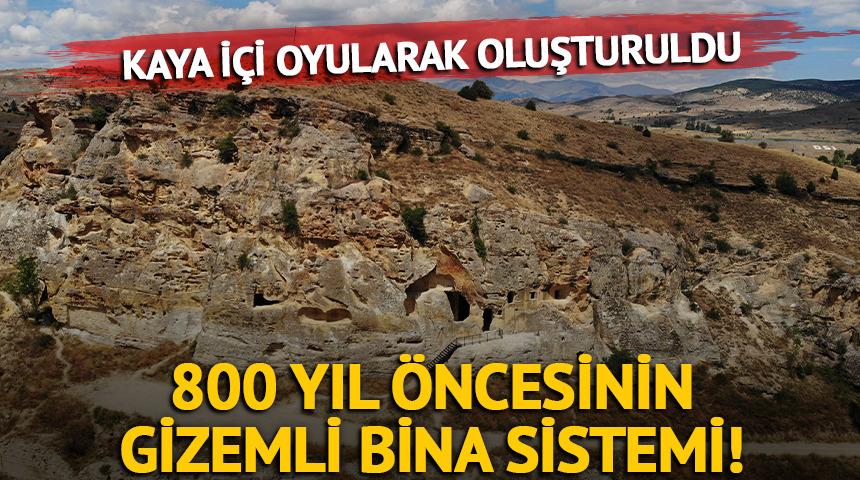 Kaya i&ccedil;i oyularak oluşturuldu: 800 yıl &ouml;ncesinin gizemli bina sistemi!
