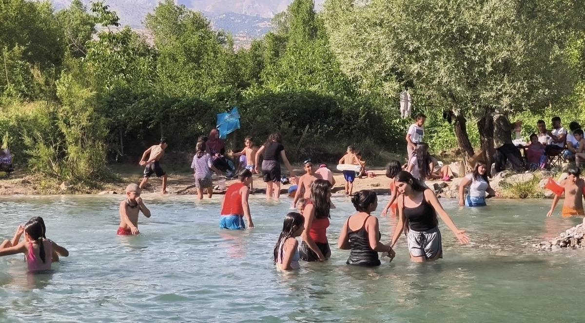 Bir anda rengi değişti: Sudan kaçarak uzaklaştılar! 2