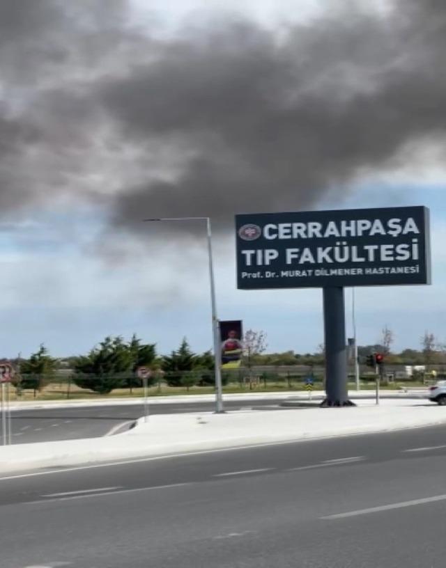 Cerrahpaşa Tıp Fak&uuml;ltesi Prof. Dr. Murat Dilmener Hastanesi nde yangın 1