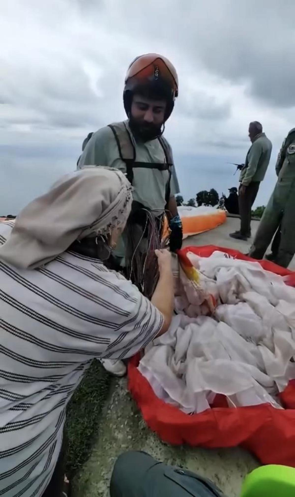 Karadenizli kadınların yamaç paraşütü şaşkınlığı 2