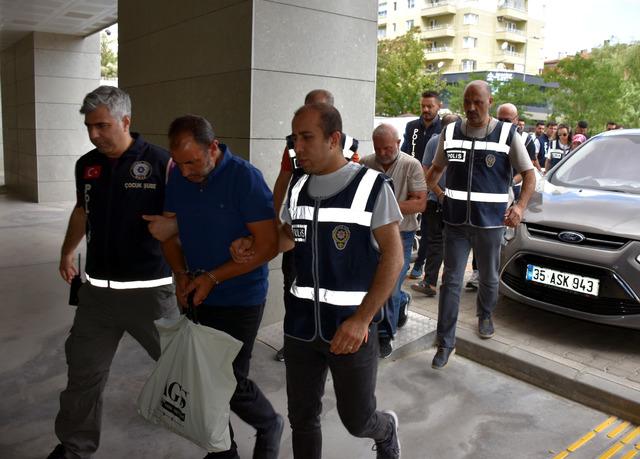 Kırıkkale de geçen yıl parçalanmış halde ceset bulunmasına ilişkin yakalanan 17 şüpheli adliyede 1