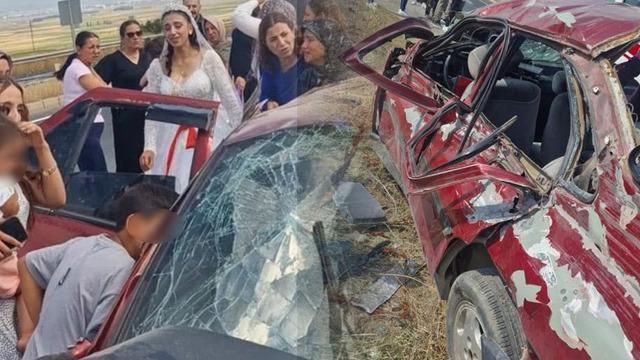 Düğün konvoyunda felaket: 2 ölü 4 yaralı