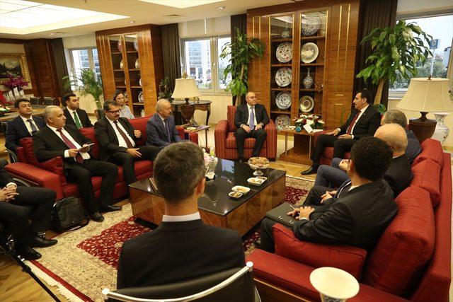 Bakan Tüfenkci Azerbaycan heyetini kabul etti