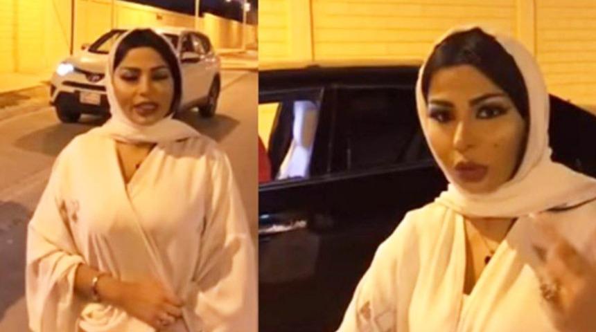 Suudi Arabistan'da &uuml;nl&uuml; sunucu sokağa b&ouml;yle &ccedil;ıkınca &uuml;lkeden ka&ccedil;tı