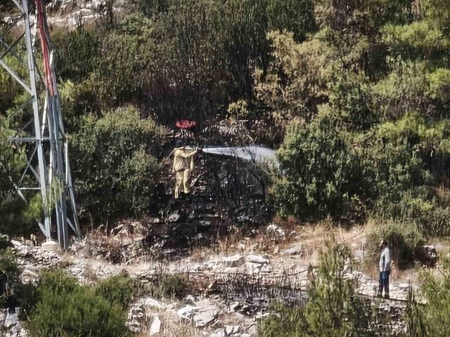 Menteşe&rsquo;de makilik yangını 2