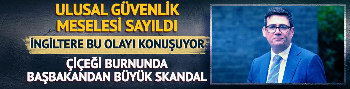 İngiltere bu olayı konuşuyor! &Ccedil;i&ccedil;eği burnunda başbakandan b&uuml;y&uuml;k skandal