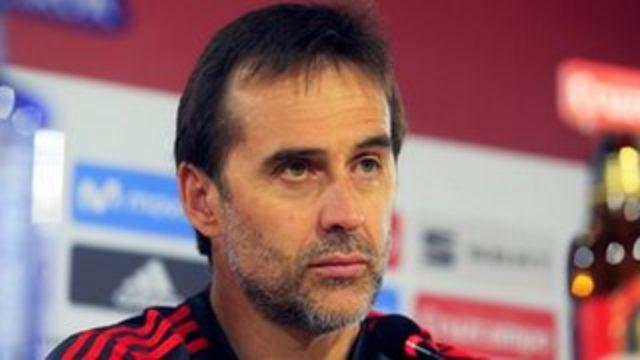 İspanya Futbol Federasyonu, Real Madrid ile anlaşan teknik direktör Julen Lopetegui'nin görevine son verdi