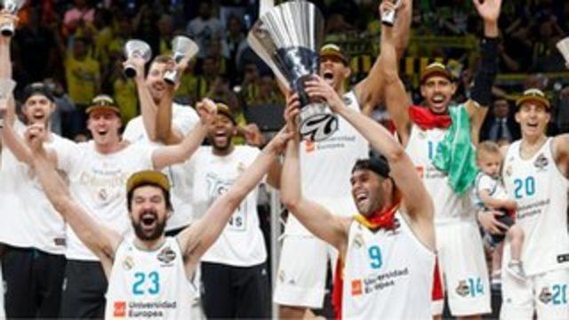 Fenerbahçe Doğuş'u 85-80 yenen Real Madrid EuroLeague'de 10'uncu kez şampiyon