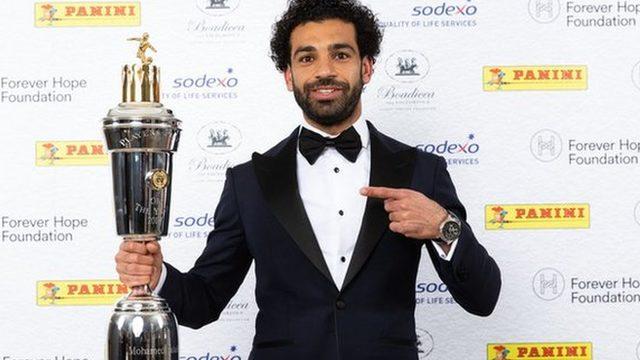 İngiltere'de Yılın Futbolcusu Liverpool'un Mısırlı forveti Muhammed Salah