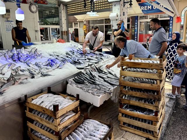 Karadeniz'de palamut bereketi! Tezgahlarda fiyatlar dikkat &ccedil;ekti