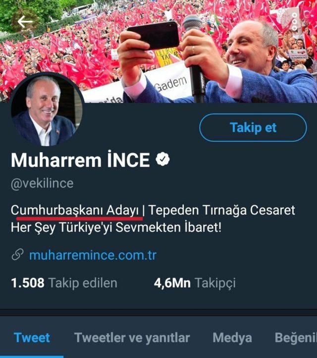 muharrem ince twitter