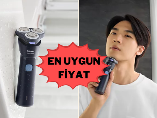 Tahrişsiz ve p&uuml;r&uuml;zs&uuml;z tıraş keyfi! Philips Tıraş Makinesi indirimde