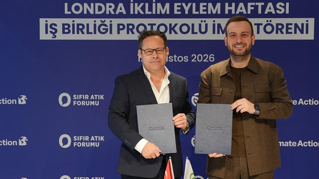 Sıfır Atık Vakfı ile Londra İklim Eylem Haftası arasında iş birliği protokolü imzalandı