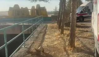 Suda hareketsiz halde fark edildi: Ekipler alarma ge&ccedil;ti
