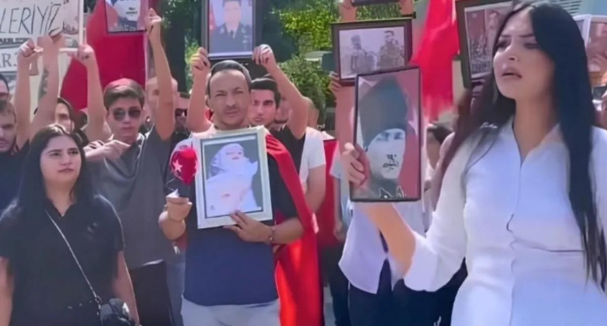 Yeni kanunu hedef aldı! Turancı Dernekler Birliği İl Başkanı Rabia Coşkun gözaltına alındı 2
