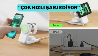 Kablo karmaşasından kurtulun: Belkin Şarj Standı indirimde!