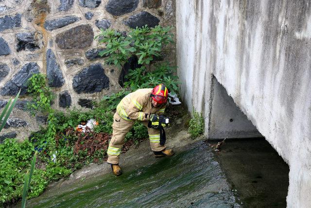 Polisten ka&ccedil;an Suriyeli &ccedil;ocuklar dehlize saklandı 1