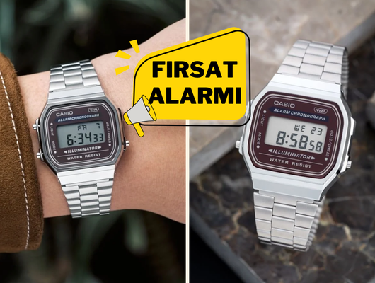 Zamansız tasarımıyla her kombine uyan ikonik Casio saat indirimde!