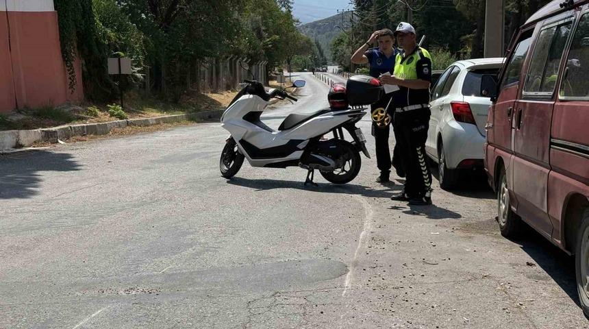 Menteşe&rsquo;de trafik kazası: 1 yaralı